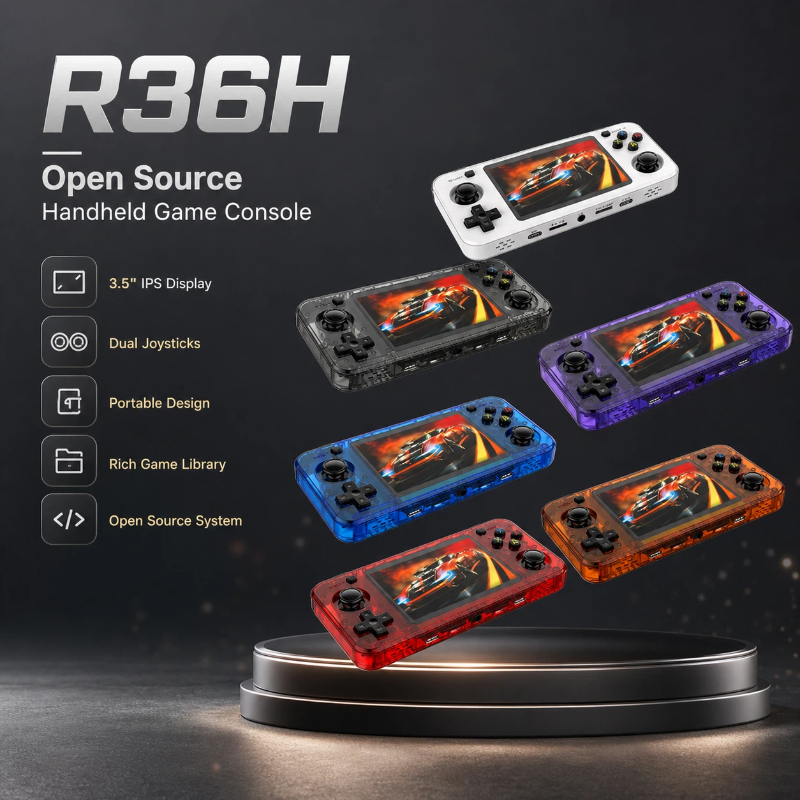 Retro Gaming Years - Draagbare gameconsoles R36h 3,5 inch IPS