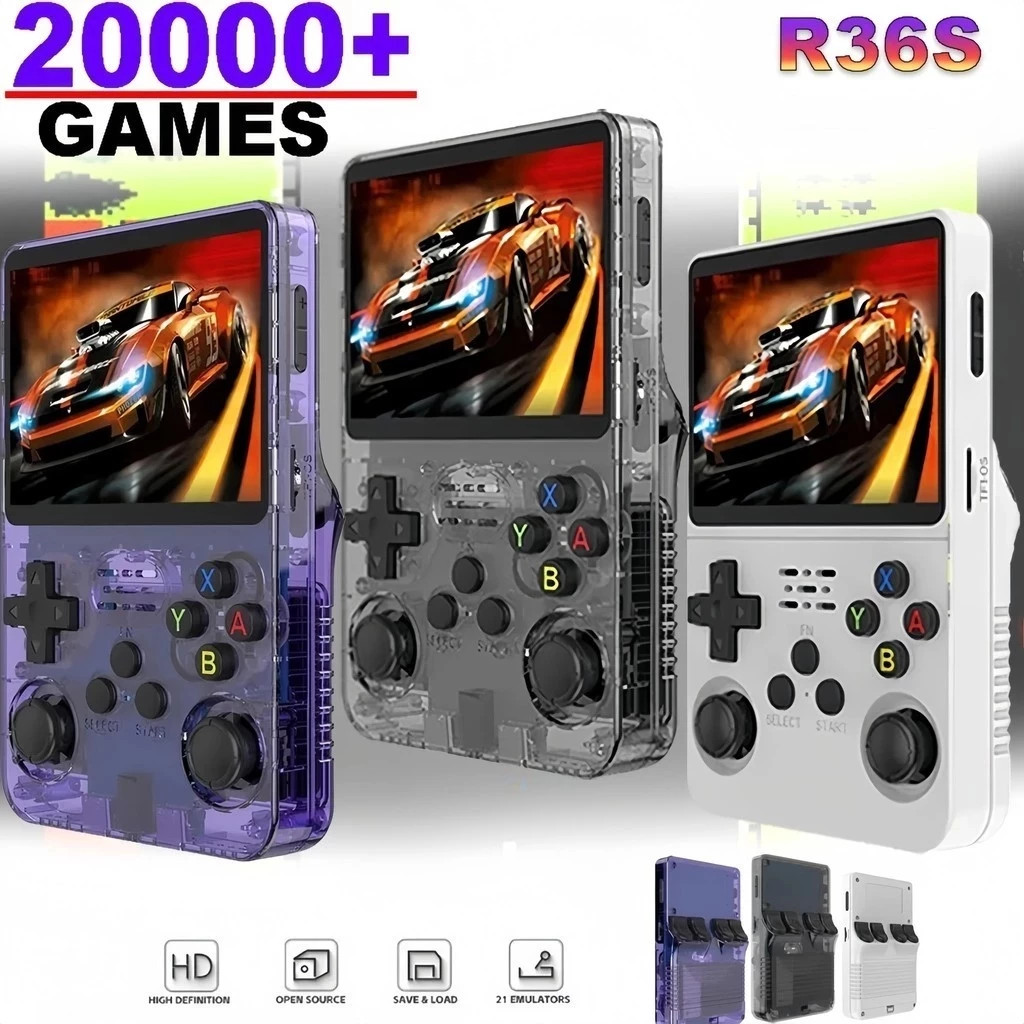 Retro Gaming R36S - Mini R36S Retro Handheld Video Game