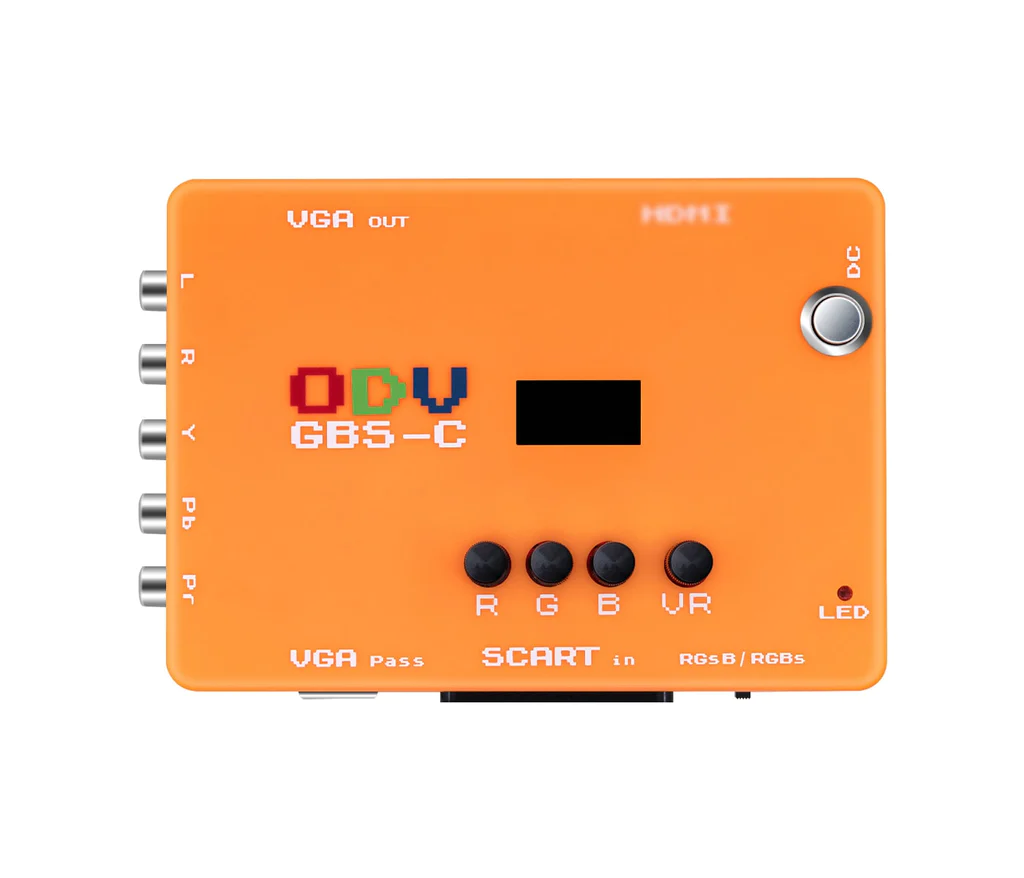 Retro Gaming Years - Mcbazel ODV-GBS-C Component Vga/Scart Naar Vga/Hdmi