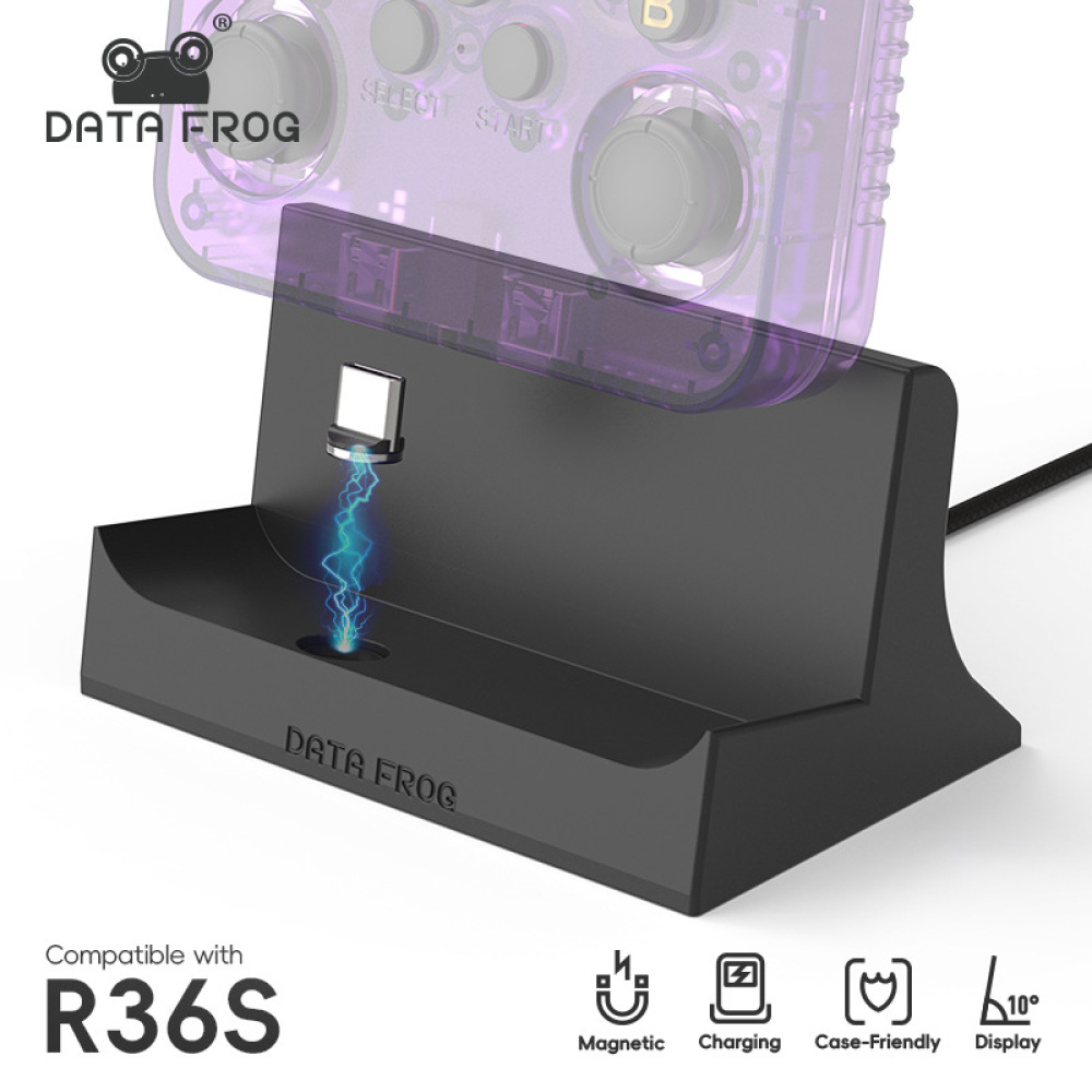 Retro Gaming R36S - R36S Gaming Console Magnetische Oplaadbasis Type