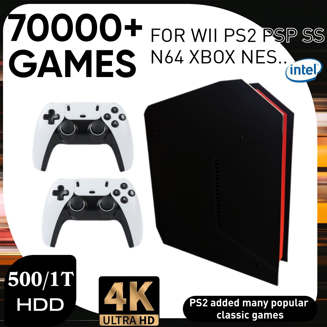 Retro Gaming Console Lego - X4 Retro Videogameconsole met 1TB Dual-system