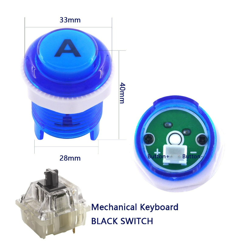 Retro Gaming Years - DIY Arcade Joystick Kit met USB-besturingsbordknoppen