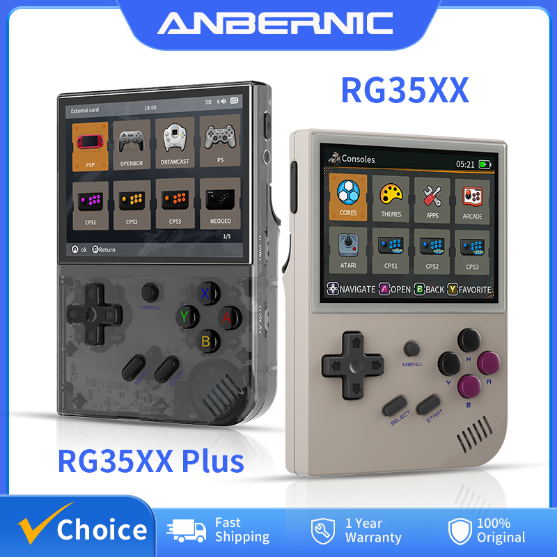 Retro Gaming Console Lego - ANBERNIC RG35XX Plus/RG35XX Retro draagbare gameconsole