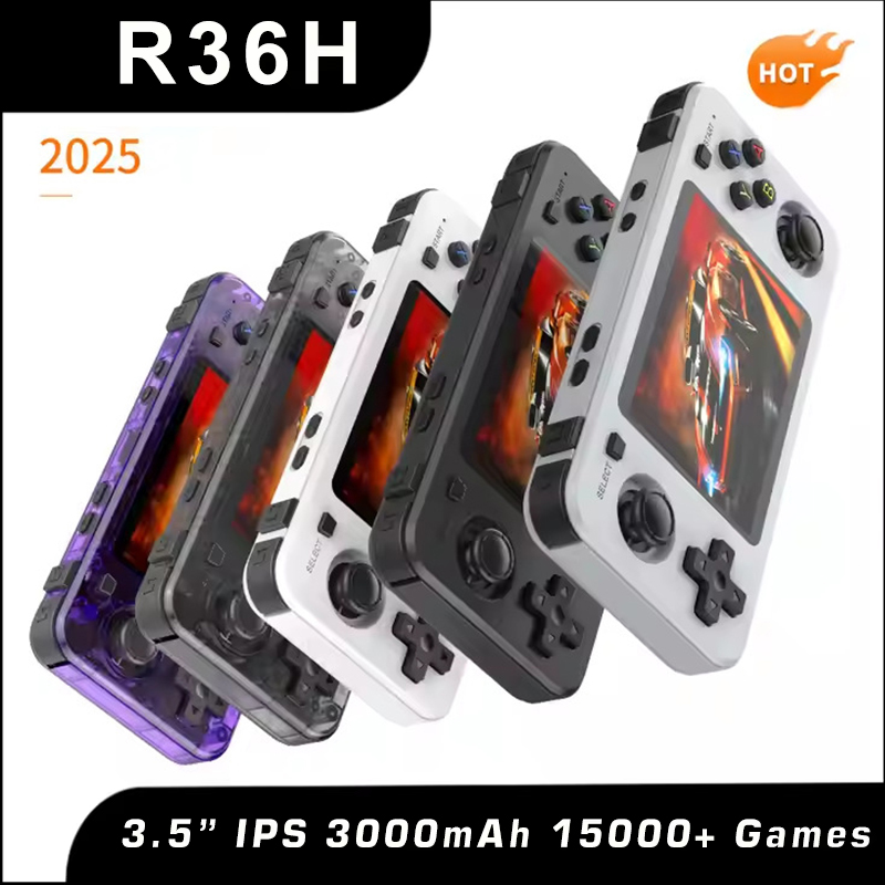Retro Gaming R36S - Nieuwe R36H Retro Handheld Console Open