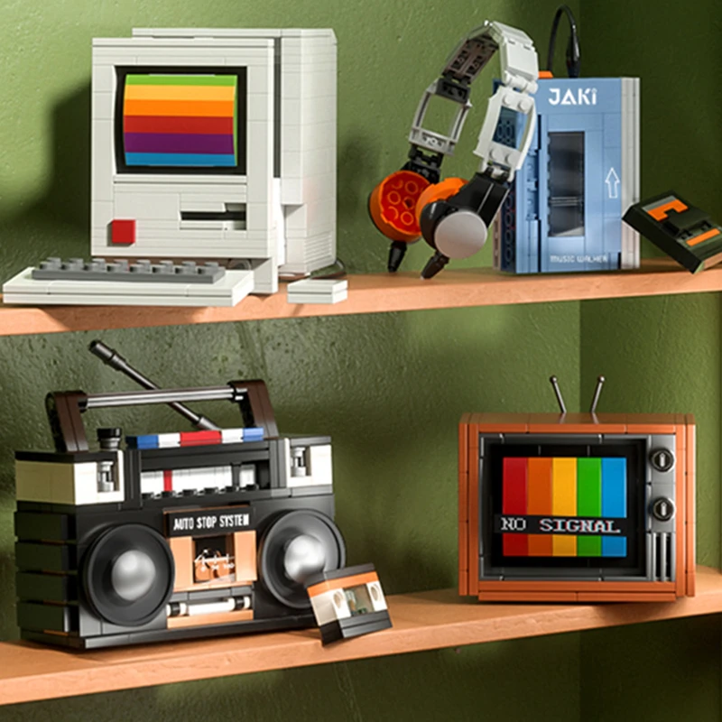 Retro Gaming Console Lego - DIY Retro Elektrische Apparaten Meubels TV