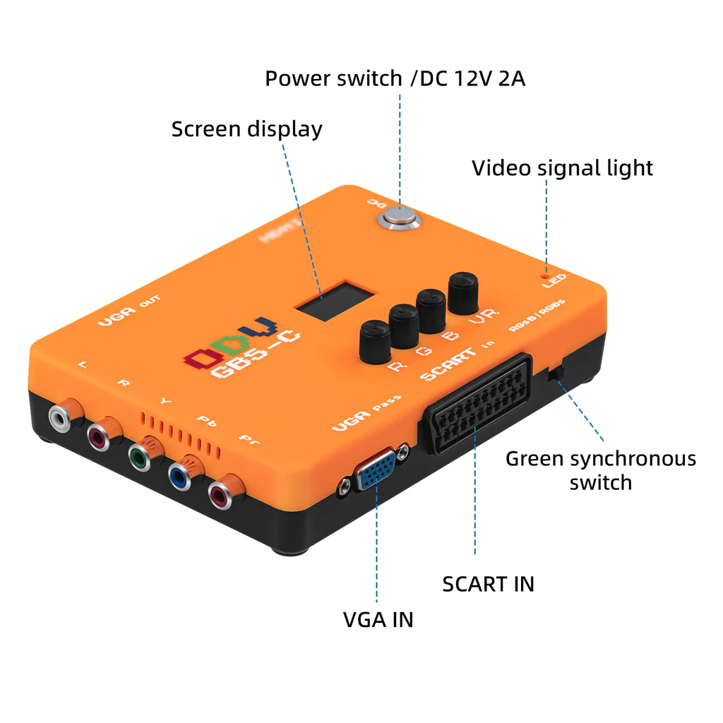 Mcbazel ODV-GBS-C Component Vg - Retro Gaming Years recensie en prijs