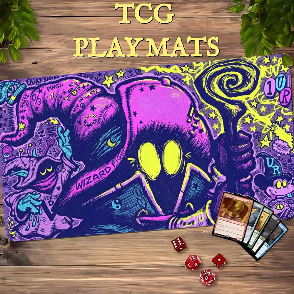 TCG Playmat Retro Neon Street  - Retro Gaming Zone recensie en prijs