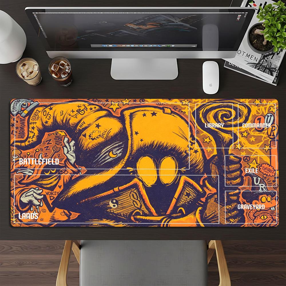 TCG Playmat Retro Neon Street  - Retro Gaming Zone recensie en prijs