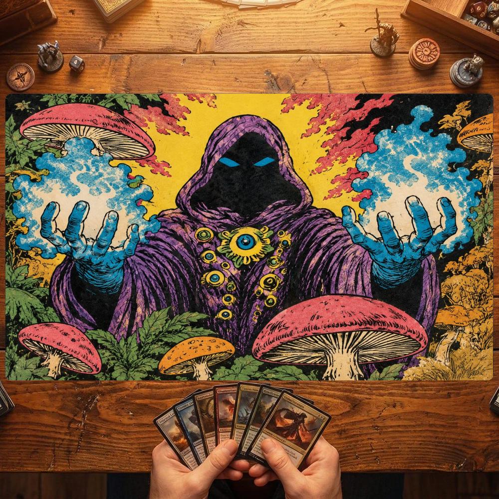 TCG Playmat Retro Mushroom Sor - Retro Gaming Zone recensie en prijs