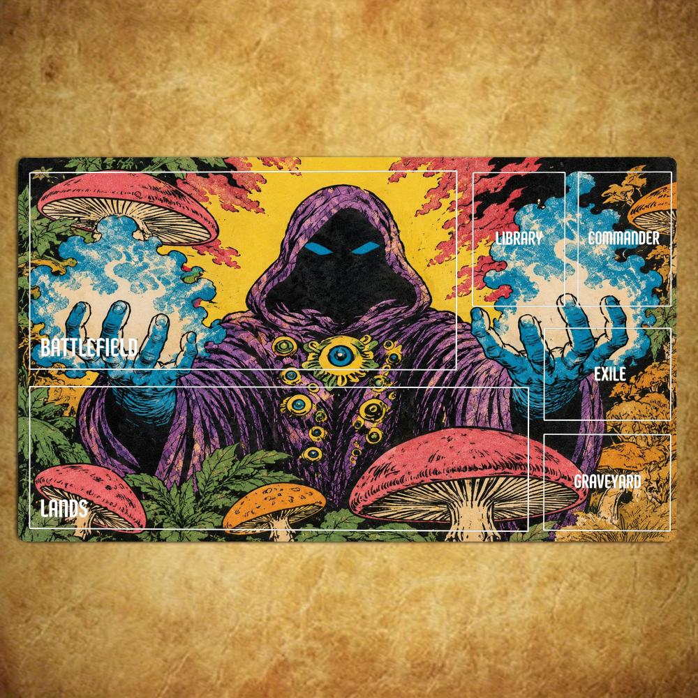 TCG Playmat Retro Mushroom Sor - Retro Gaming Zone recensie en prijs