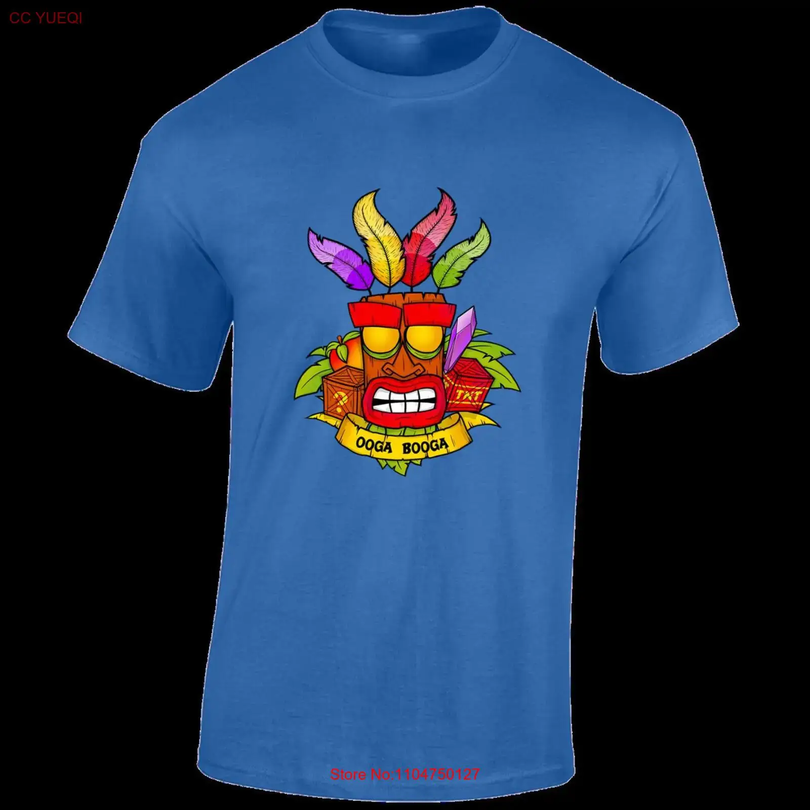 Oga Booga crash heren T-shirt  - Retro Gaming Ideas recensie en prijs