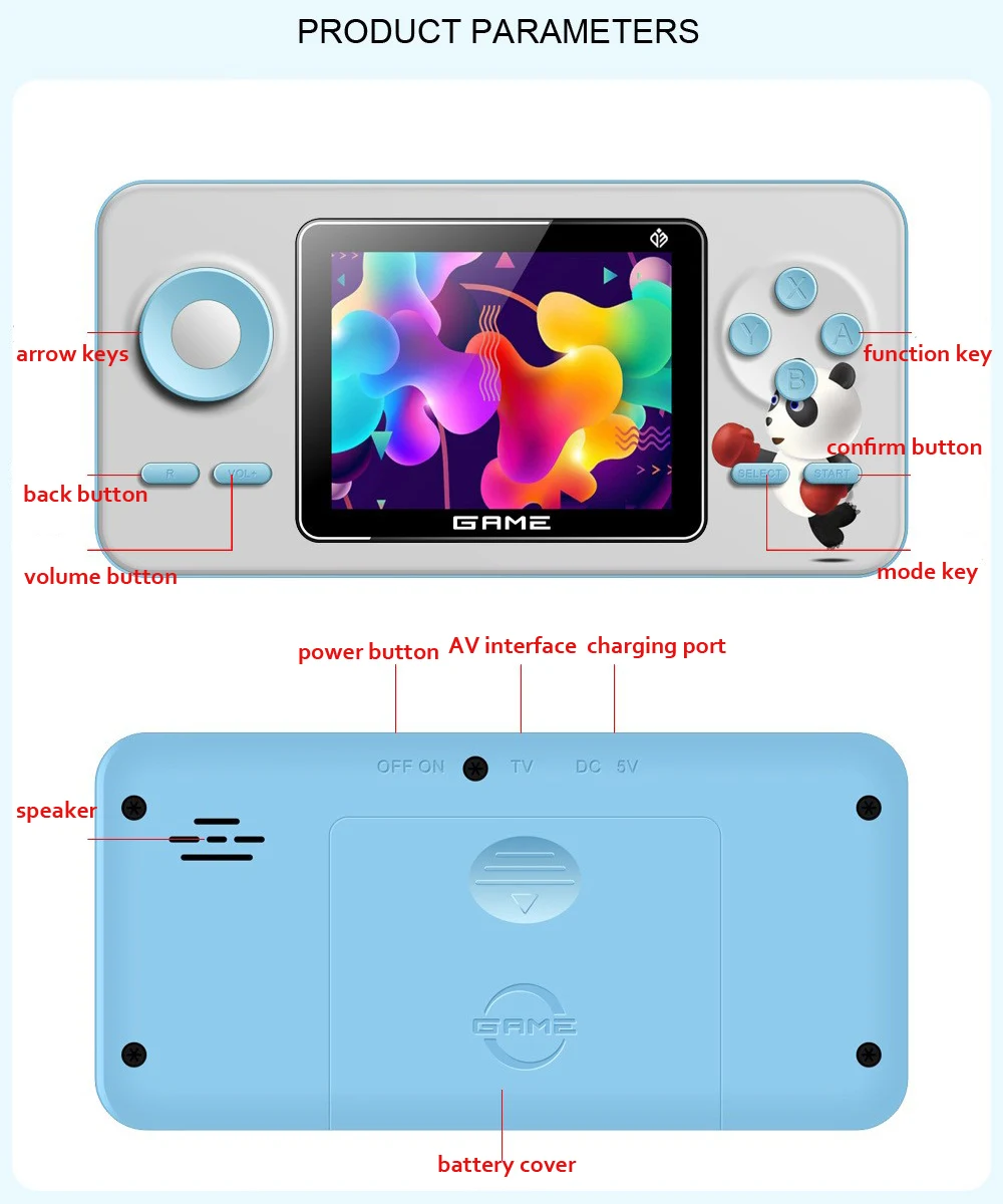 Nieuwe S5 Mini Retro Videogame - Retro Gaming Console Lego recensie en prijs