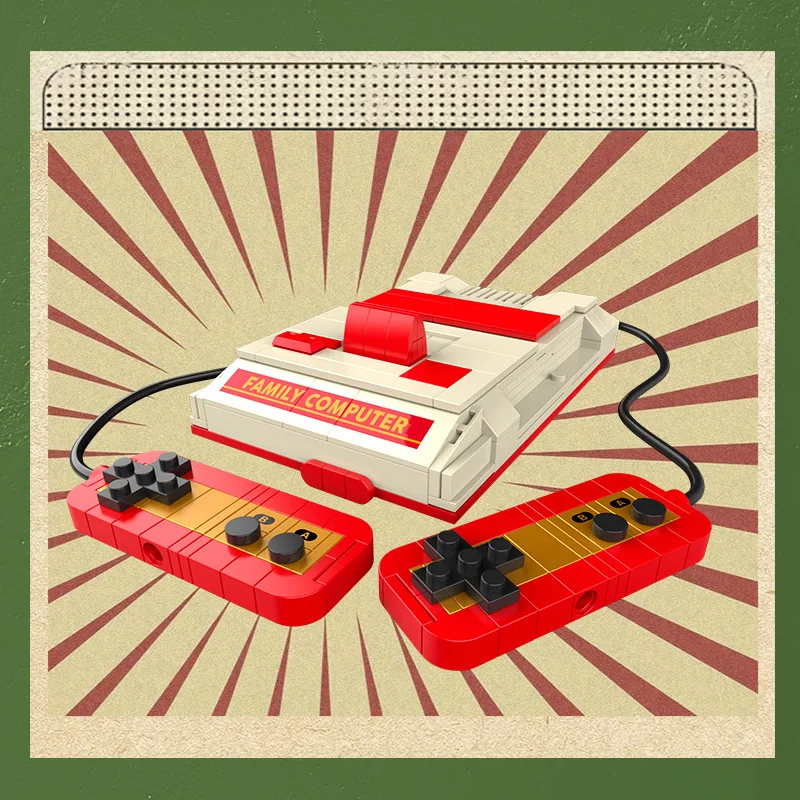 DIY Retro Elektrische Apparate - Retro Gaming Console Lego recensie en prijs